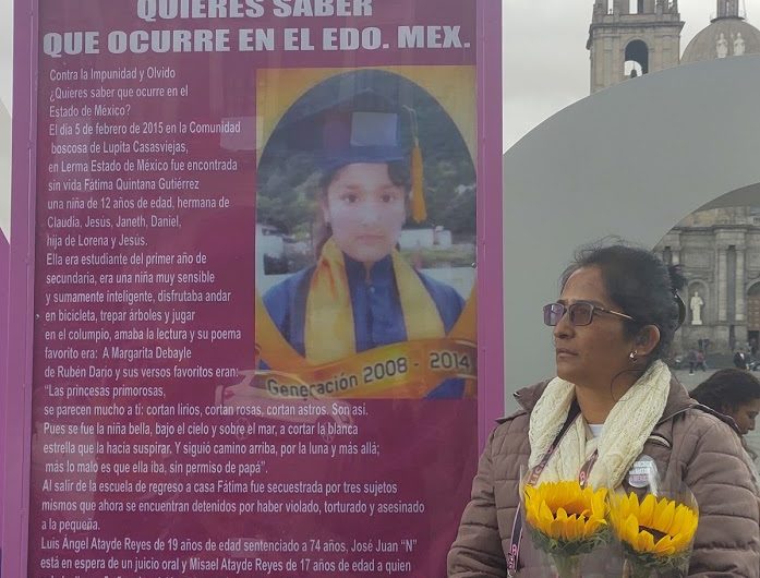 Que violación y homicidio de la niña Fátima se juzgue con perspectiva de género