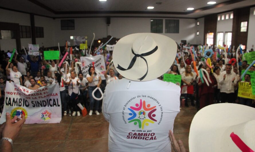 Cierra campaña Cambio Sindical en Texcoco y Toluca