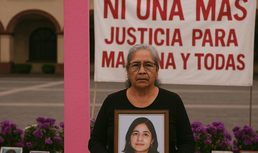 Cruz rosa por Mariana Lima: a 15 años del feminicidio