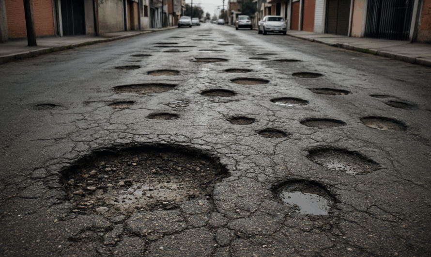 Metepec refuerza programa contra baches