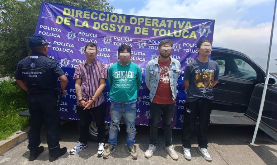 Desmantelan célula de extorsión “gota a gota” en Toluca