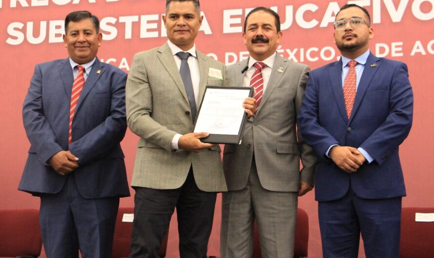 Maestros reciben basificación en Edoméx