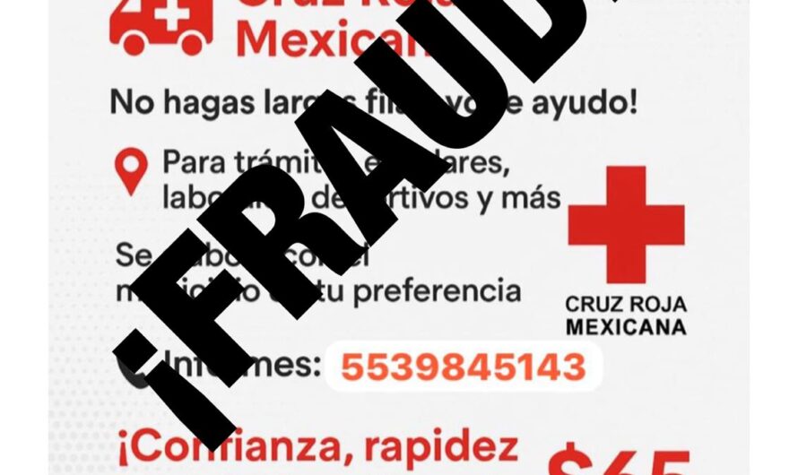 Venta ilegal de certificados médicos, alerta Cruz Roja