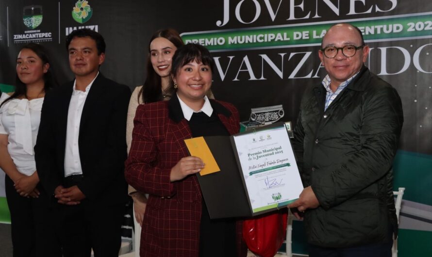 Reconocen a juventudes de Zinacantepec