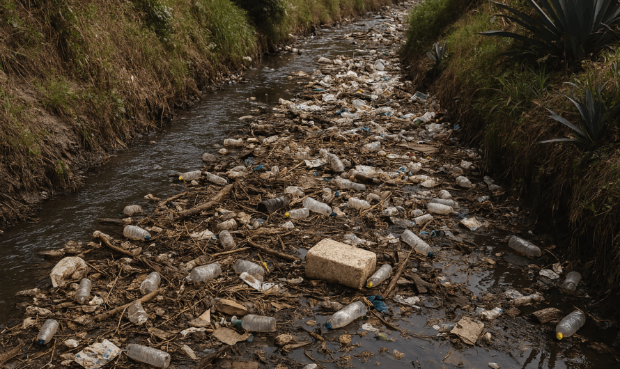 Toneladas de basura, de nuevo en los canales