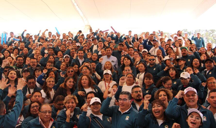 Magisterio mexiquense presente en los informes de Delfina Gómez