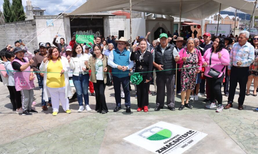 Rehabilitan explanada y Capilla en Zinacantepec