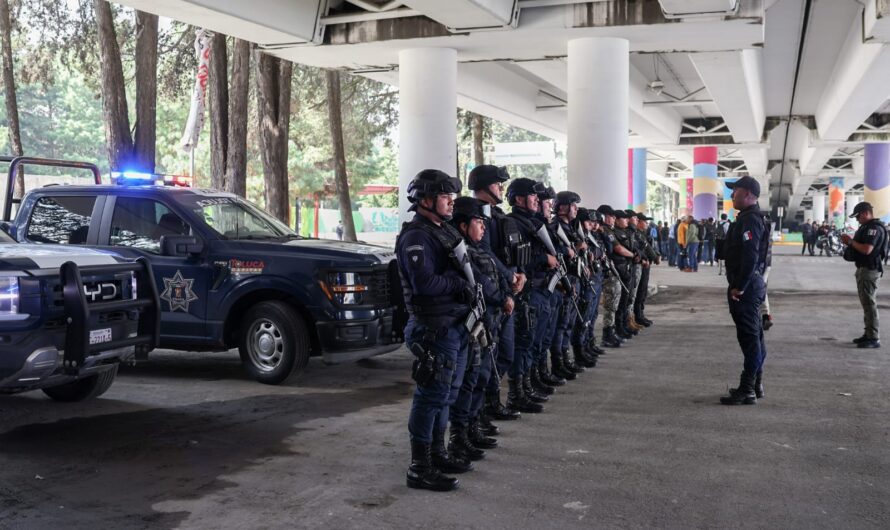 Toluca refuerza seguridad en la Feria y Festival del Alfeñique 2025