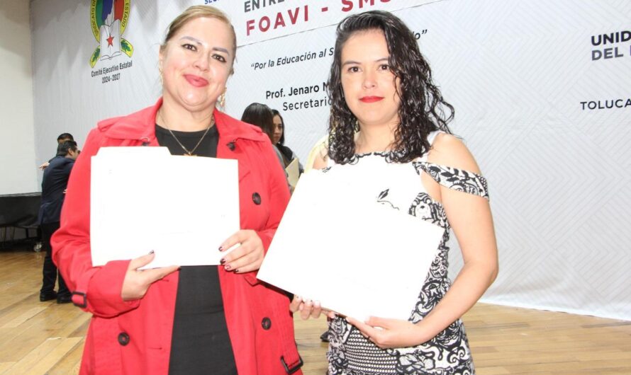 FOAVI fortalece el patrimonio de maestros mexiquenses