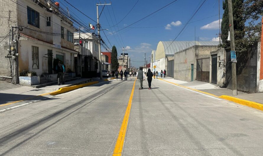 Rehabilitan más de medio kilómetro en la Calle Galeana