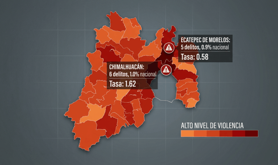 Estado de México lidera los feminicidios a nivel nacional en 2025