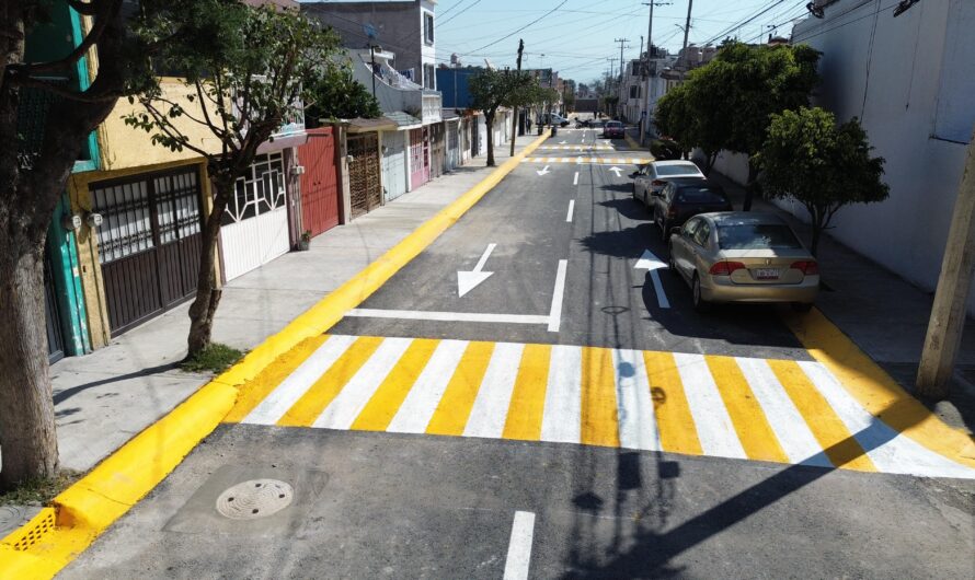 Obra vial mejora tránsito en Izcalli Cuauhtémoc V