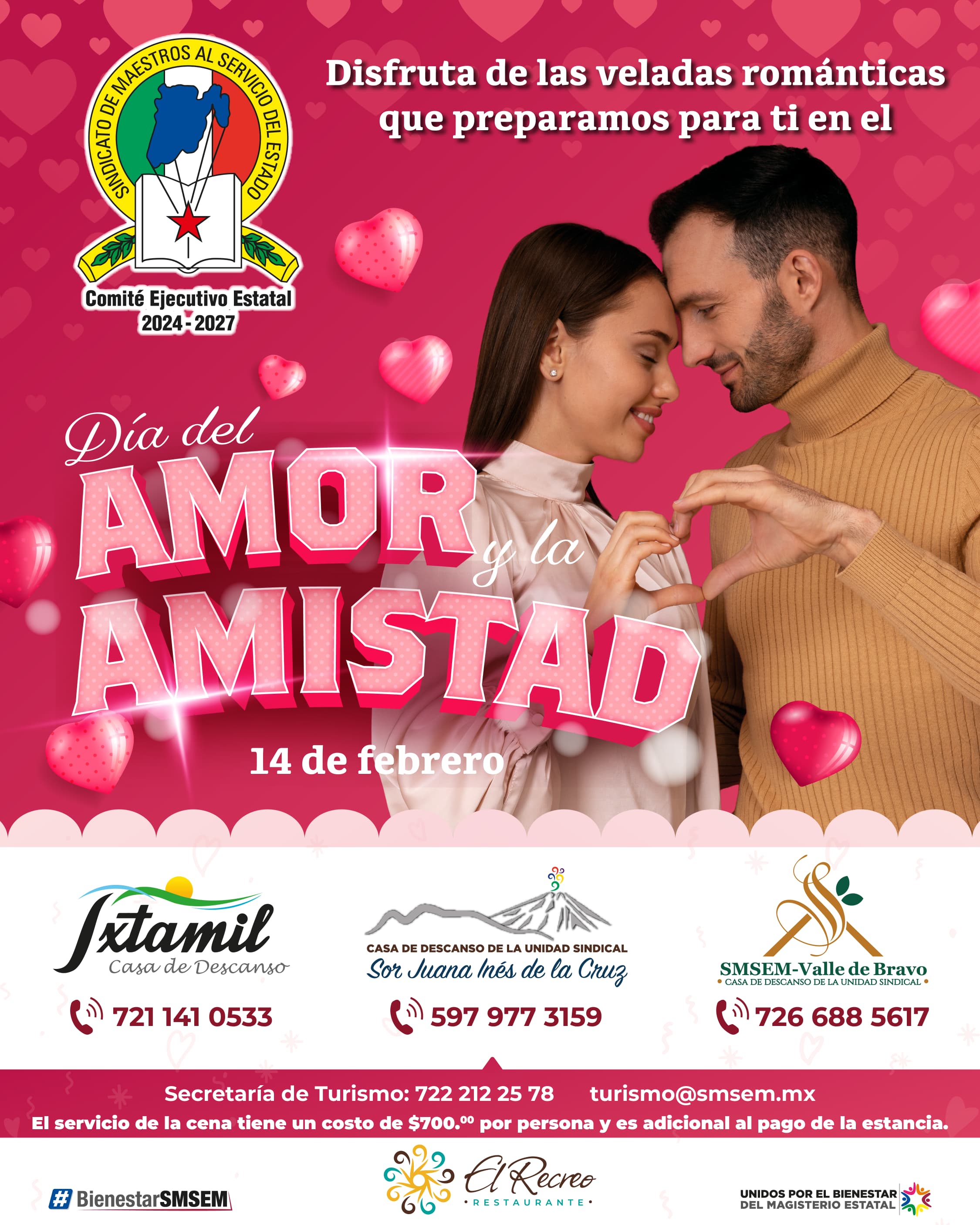 Cenas románticas para maestros en Casas de Descanso