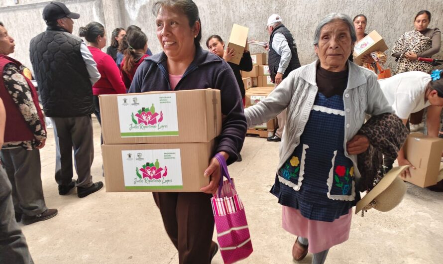 Zinacantepec anuncia más despensas y apoyos sociales