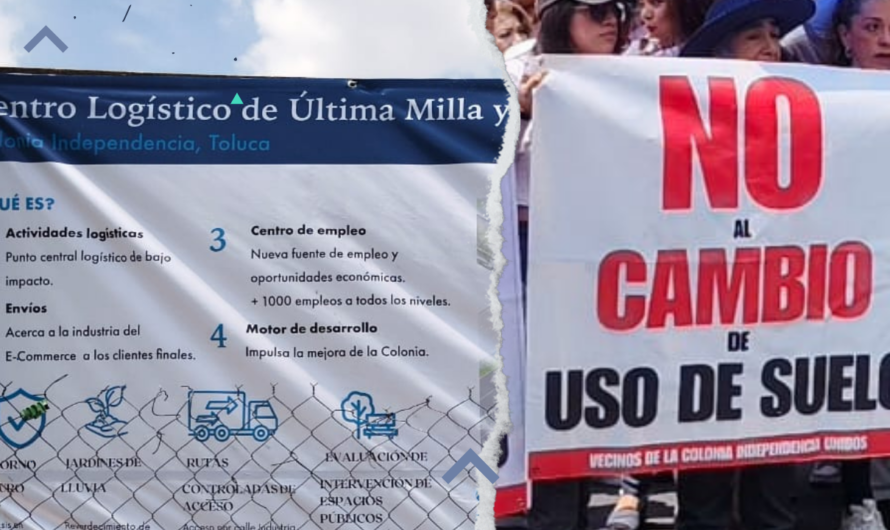 Vecinos rechazan posible proyecto de bodegas en Toluca