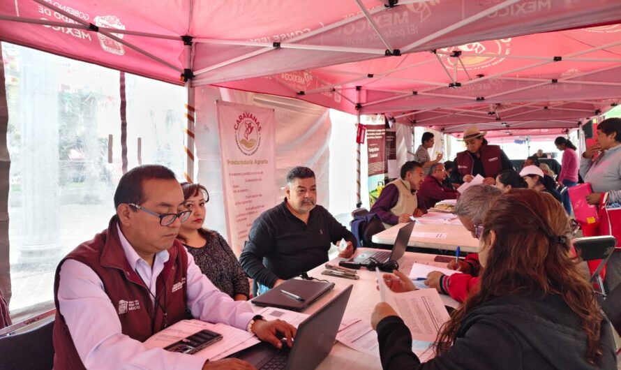 Caravana de Justicia acerca servicios a Zinacantepec