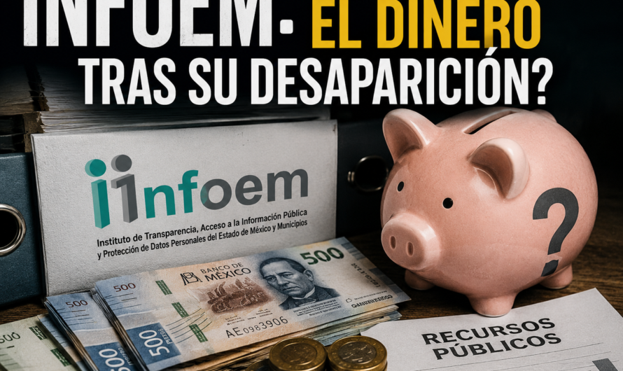 Infoem: ¿a dónde irá el dinero tras su desaparición?